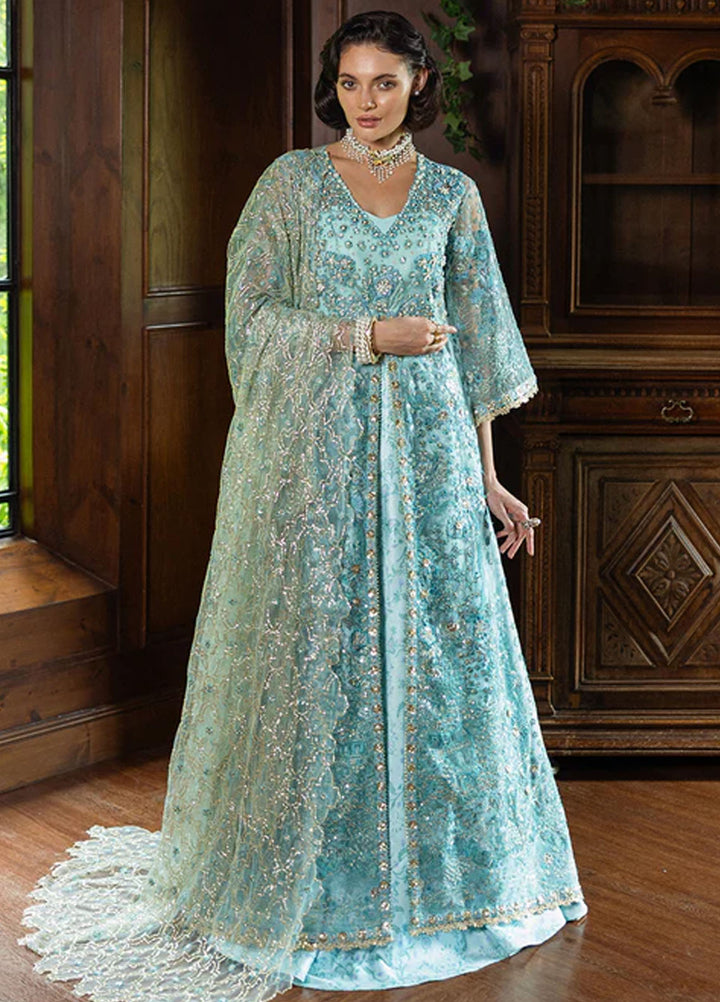 Inception by Mushq Embroidered Net Suits Unstitched 4 Piece MQ25IW D-02 Endless Love - Wedding Collection