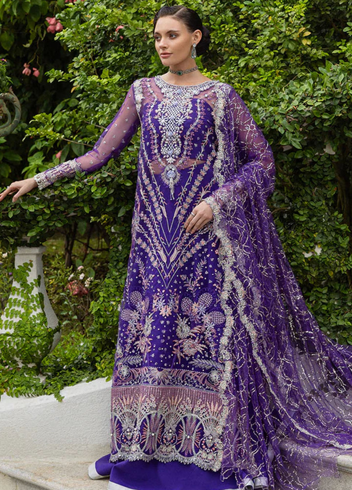 Inception by Mushq Embroidered Organza Suits Unstitched 4 Piece MQ25IW D-04 Untamed Heart - Wedding Collection