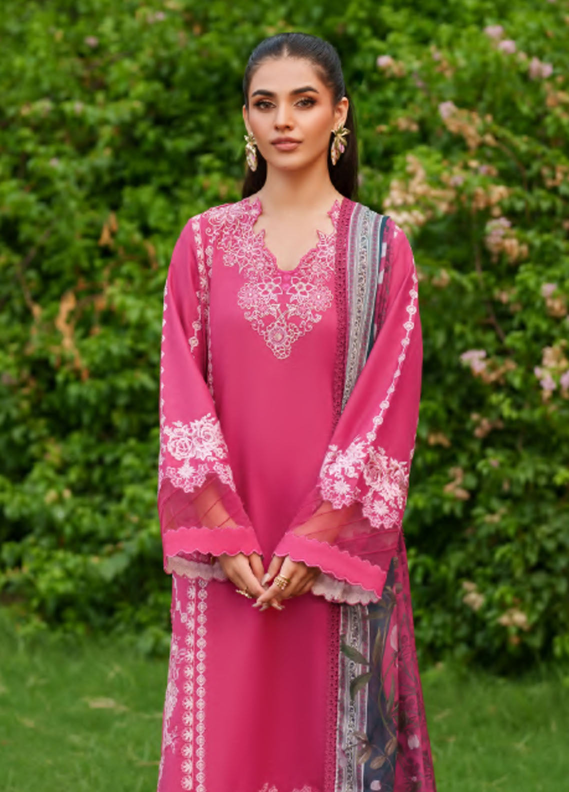 Asifa & Nabeel Embroidered Viscose Suits Unstitched 3 Piece AN21W WC-02 - Winter Collection