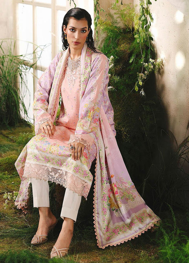 Silah by RajBari Embroidered Raw Silk Suits Unstitched 3 Piece RB25SE D-07 - Festive Collection