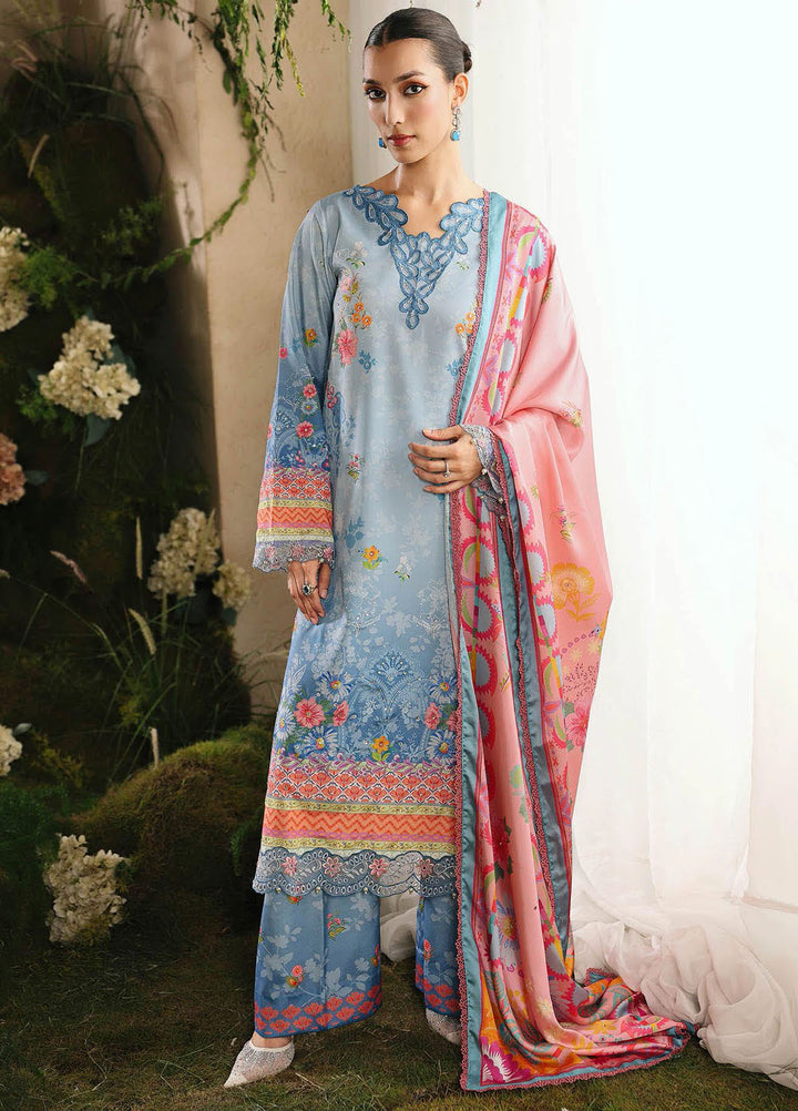 Silah by RajBari Embroidered Raw Silk Suits Unstitched 3 Piece RB25SE D-10 - Festive Collection