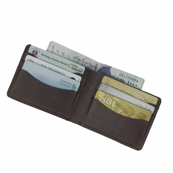 Vintage by Jild Mens Genuine Vintage Leather Wallet-RUST S1 - Wallets Collection