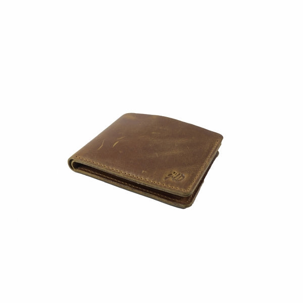 Vintage by Jild Mens Genuine Vintage Leather Wallet-BROWN S3 - Wallets Collection