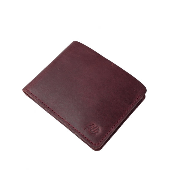 Vintage by Jild Mens Genuine Vintage Leather Wallet-CRIMSON RED S3 - Wallets Collection