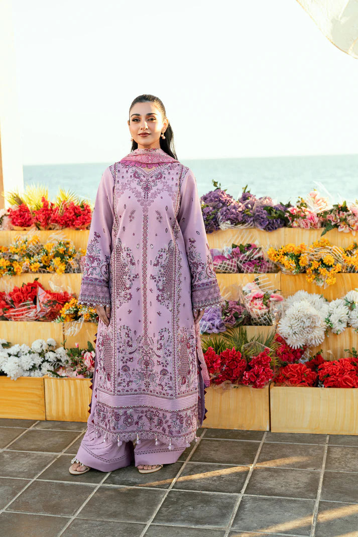 Florent Embroidered  Suits Unstitched 3 Piece FL24E FL-8A - Eid Collection
