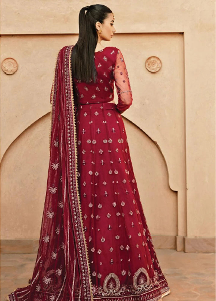 Florent Embroidered Organza Suits Unstitched 3 Piece FL25FU FL-04 - Formals Collection