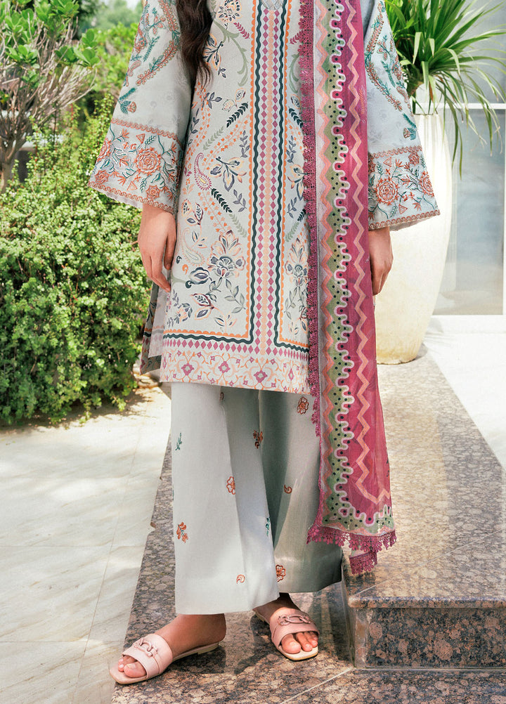 Zync by Florent Embroidered Viscose Suits Unstitched 3 Piece FL25IM FL-2A - Winter Collection
