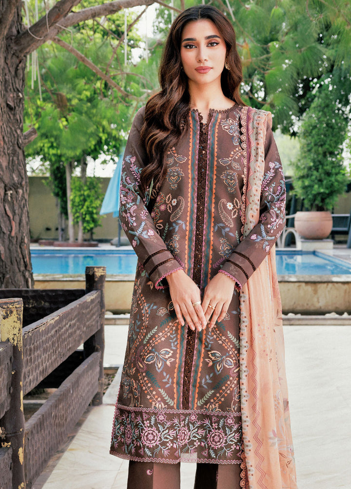 Zync by Florent Embroidered Viscose Suits Unstitched 3 Piece FL25IM FL-2B - Winter Collection