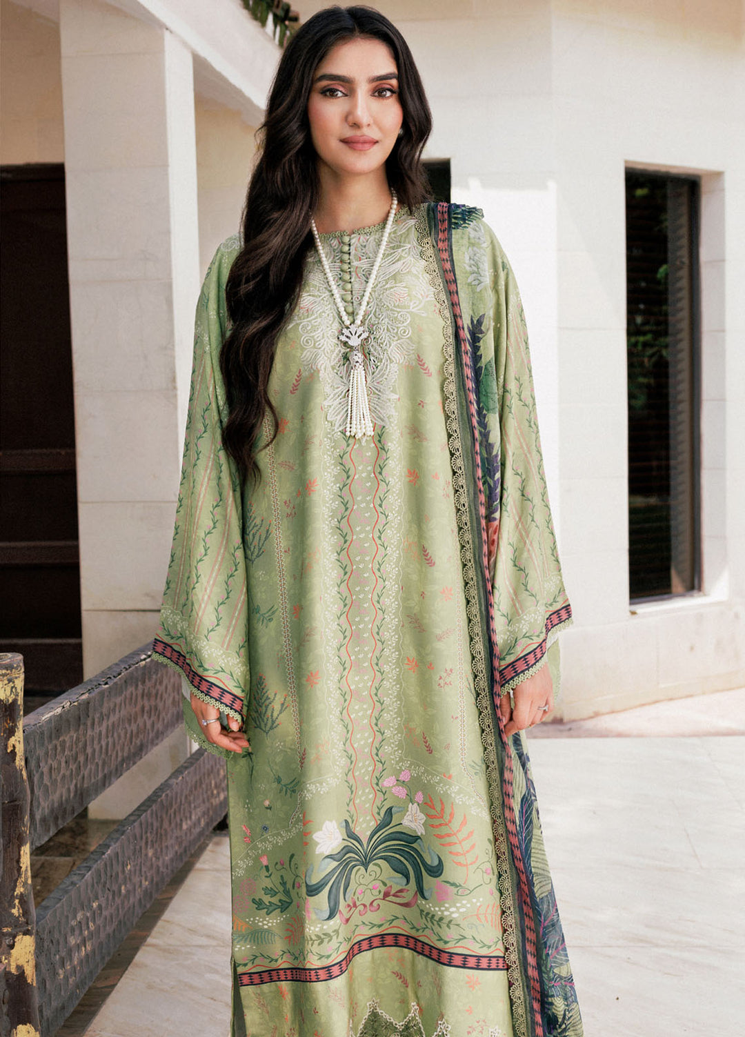 Zync by Florent Embroidered Viscose Suits Unstitched 3 Piece FL25IM FL-3B - Winter Collection