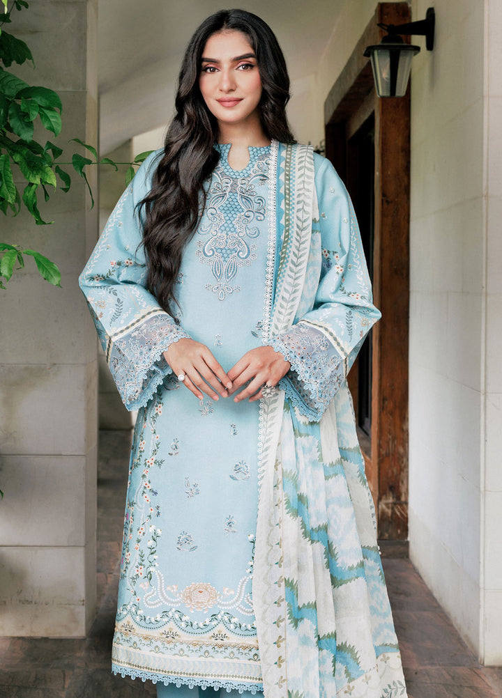 Zync by Florent Embroidered Viscose Suits Unstitched 3 Piece FL25IM FL-4A - Winter Collection