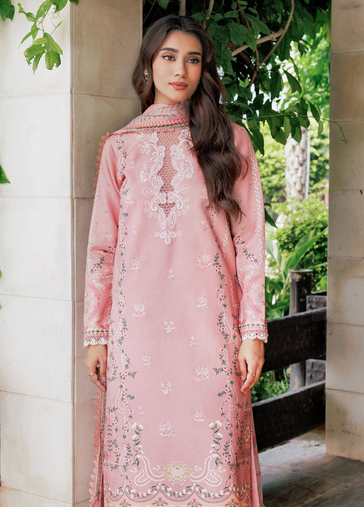 Zync by Florent Embroidered Viscose Suits Unstitched 3 Piece FL25IM FL-4B - Winter Collection