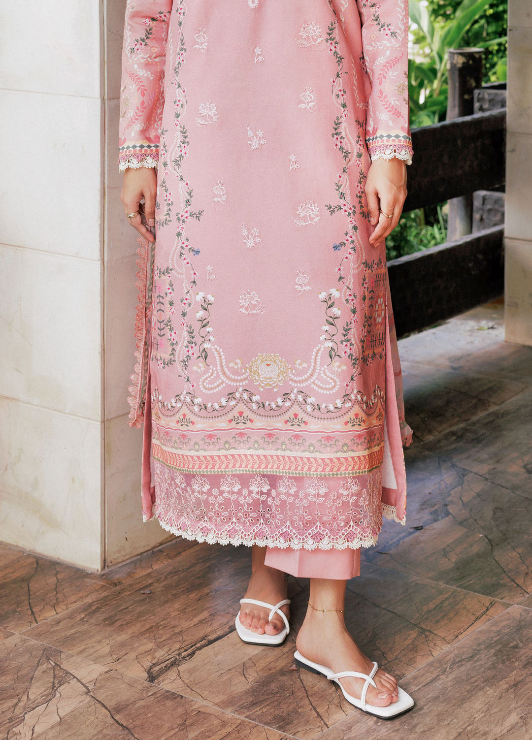 Zync by Florent Embroidered Viscose Suits Unstitched 3 Piece FL25IM FL-4B - Winter Collection