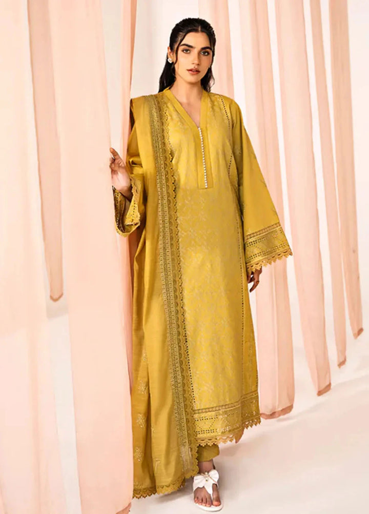 Florent Embroidered Cambric Suits Unstitched 3 Piece FL25FU FL-6A - Formals Collection