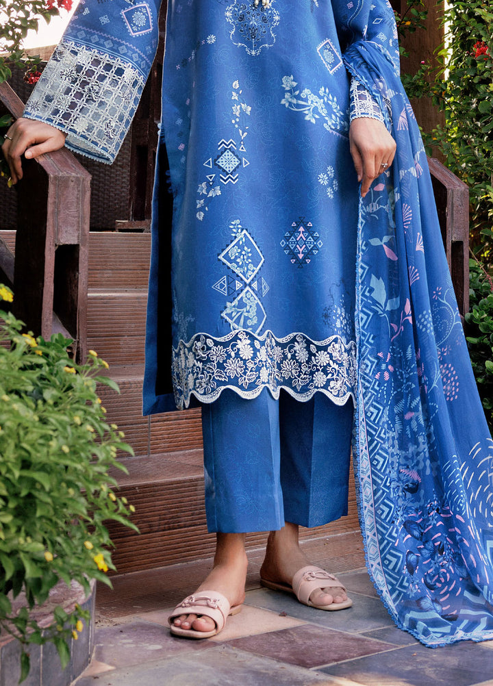 Zync by Florent Embroidered Viscose Suits Unstitched 3 Piece FL25IM FL-8A - Winter Collection