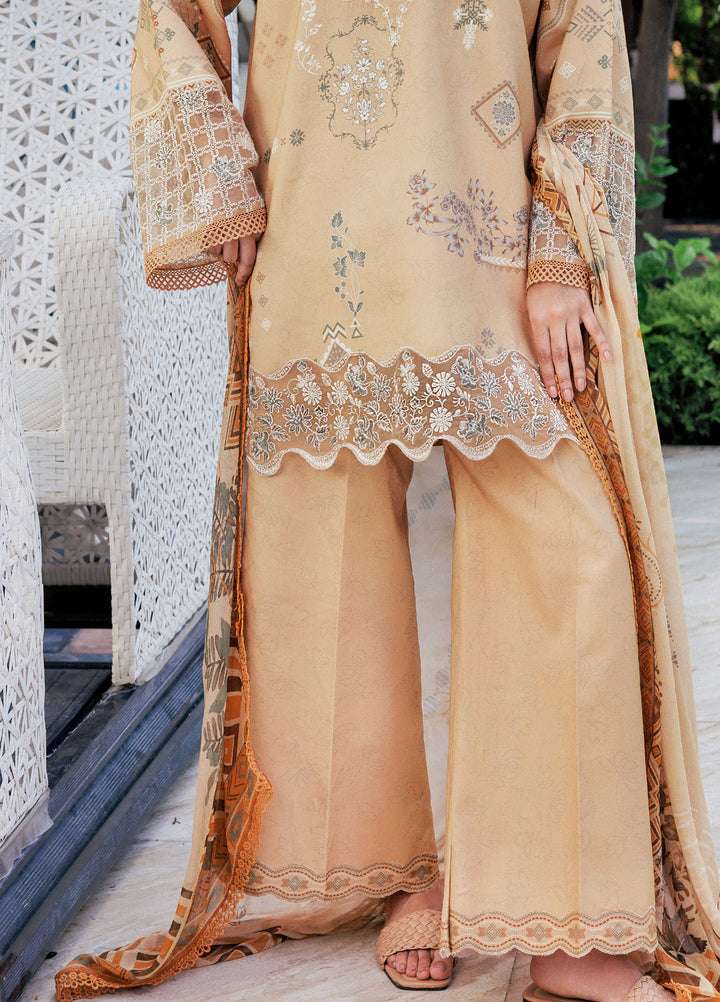 Zync by Florent Embroidered Viscose Suits Unstitched 3 Piece FL25IM FL-8B - Winter Collection