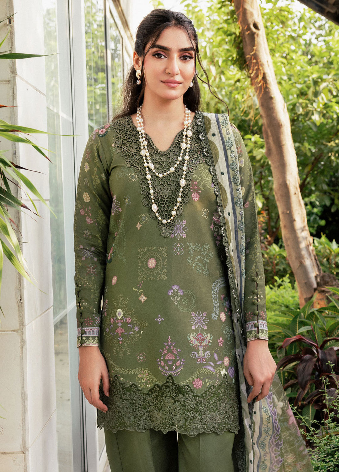 Zync by Florent Embroidered Viscose Suits Unstitched 3 Piece FL25IM FL-9B - Winter Collection