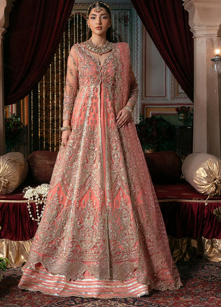 Noor e Naaz by Imrozia  Embroidered Net 3 Piece Suit IB-50 Khushbu