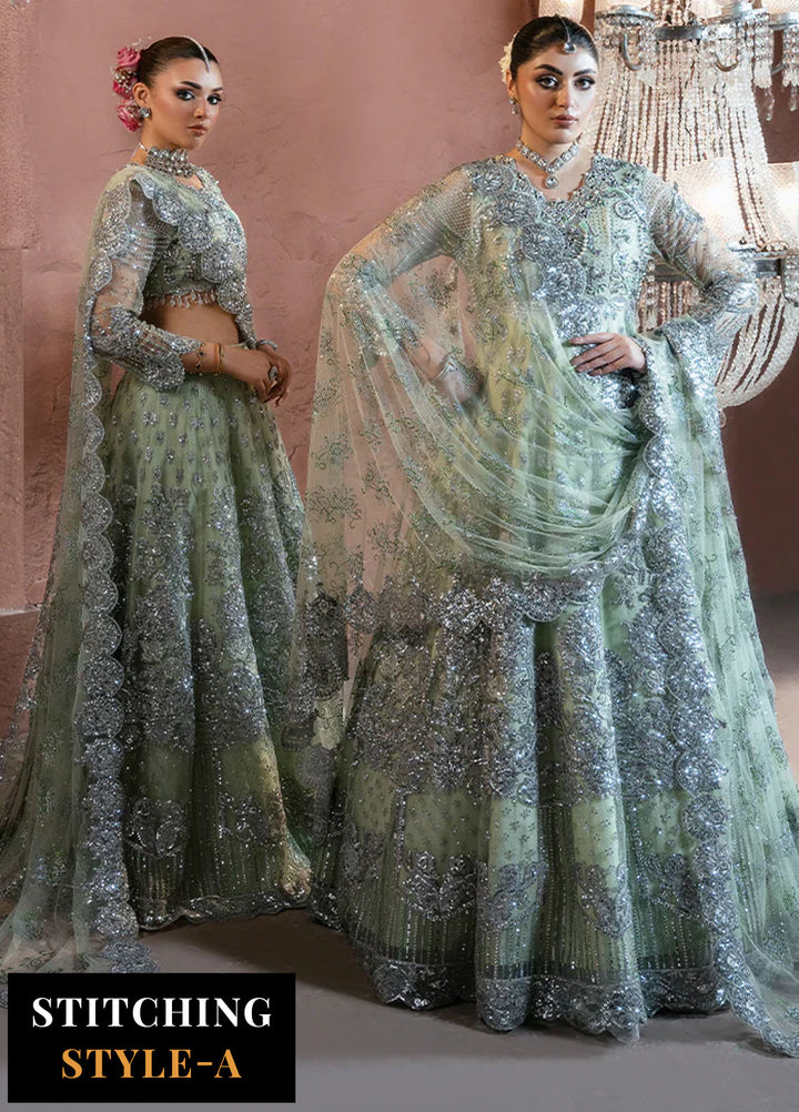 Noor e Naaz by Imrozia  Embroidered Net 3 Piece Suit IB-51 Mehkaam