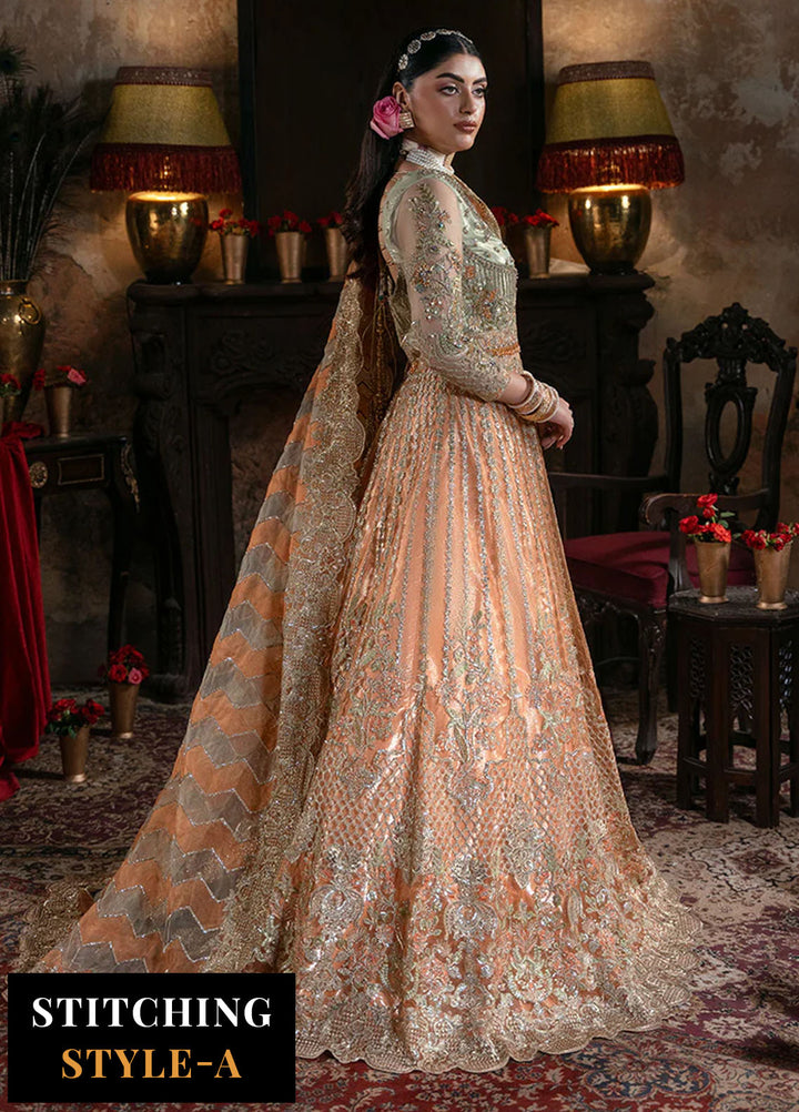 Noor e Naaz by Imrozia  Embroidered Net 3 Piece Suit IB-56 Sitarah