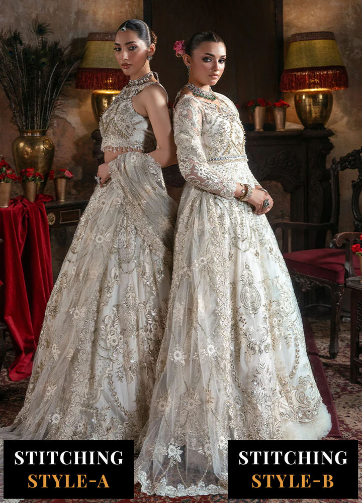 Noor e Naaz by Imrozia  Embroidered Net 3 Piece Suit IB-57 Jahanara