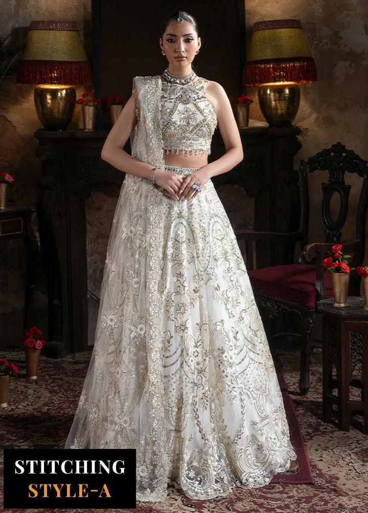 Noor e Naaz by Imrozia  Embroidered Net 3 Piece Suit IB-57 Jahanara