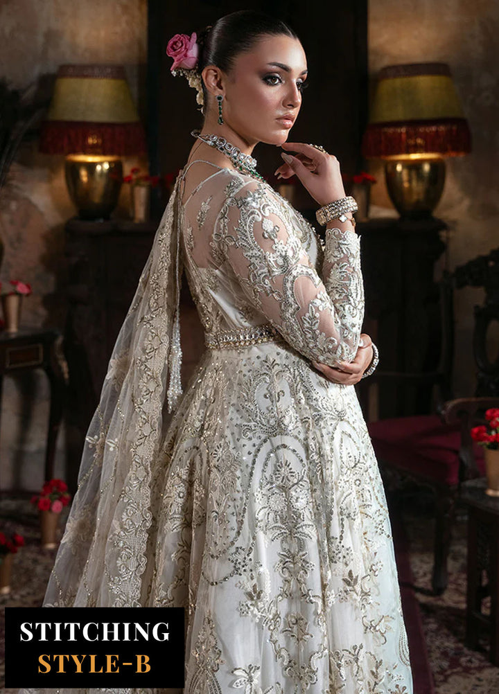 Noor e Naaz by Imrozia  Embroidered Net 3 Piece Suit IB-57 Jahanara