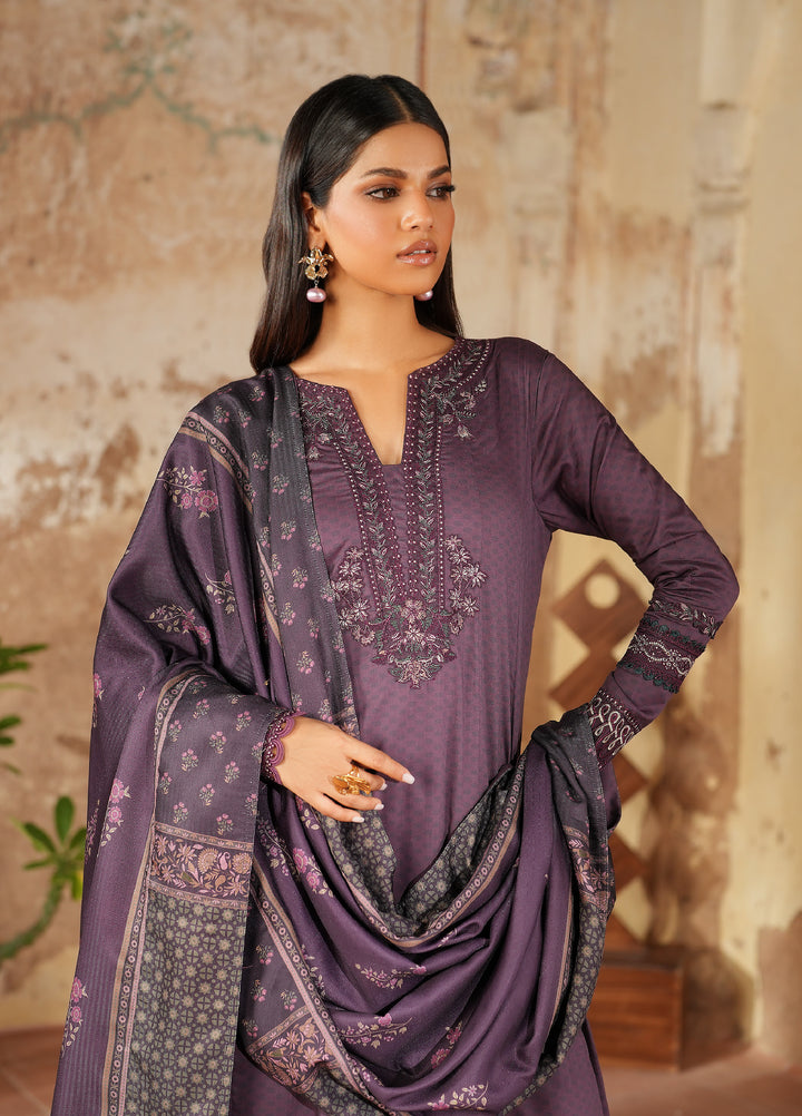 Iznik Pre Fall Printed Linen Suits Unstitched 3 Piece IZ25PF IPF-11 - Winter Collection