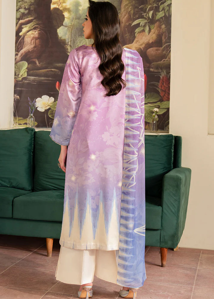 Celeste by Imrozia Pret Embroidered Shamooz Silk 3 Piece SP-102 Luna