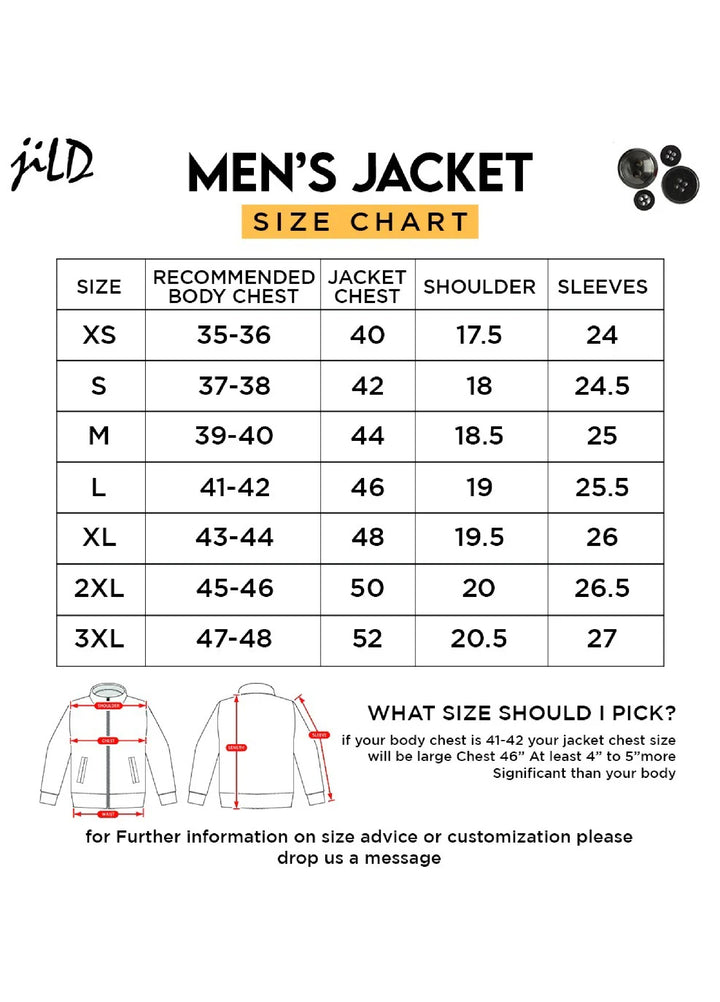 Jild Leathers 5-Button Men Lambskin Leather Blazer-Brown - Blazers And Coats Collection