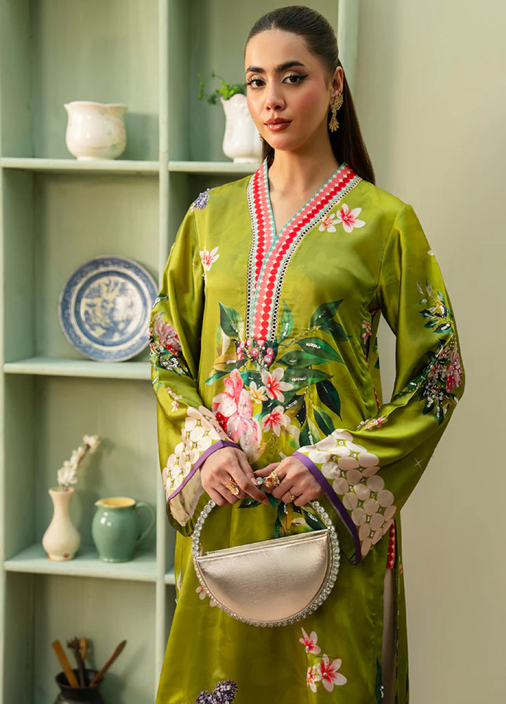 Celeste by Imrozia Pret Hand work Shamooz Silk 3 Piece SP-109 Lyra