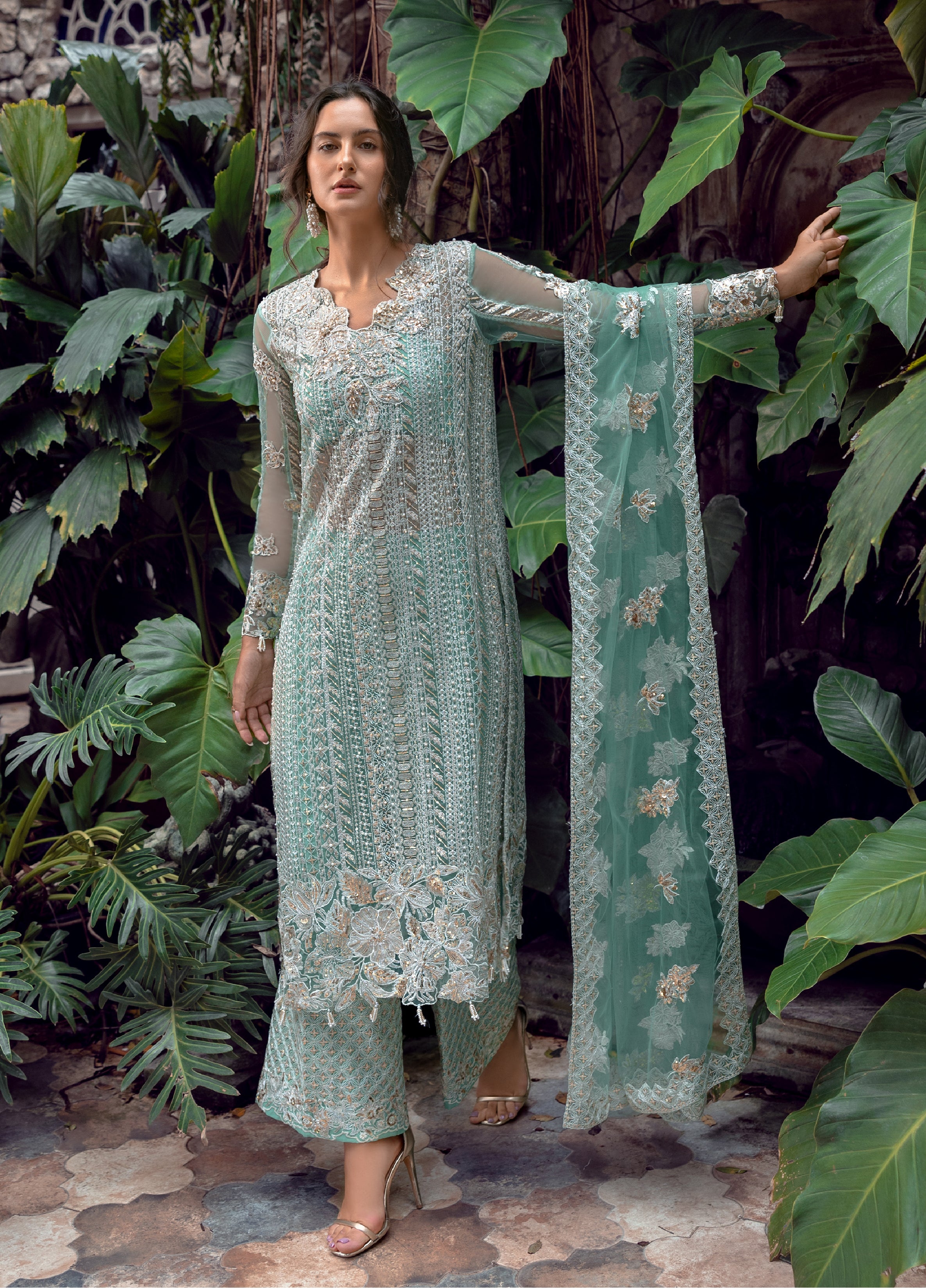 Mon Tresor by Esmel Embroidered Lawn Suits Unstitched 3 Piece EML25MT ESL-2503 Coup De Foudre - Summer Collection