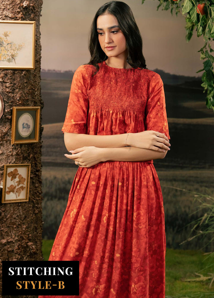 M Basic by Maria B Embroidered Arabic Lawn Suits Unstitched 3 Piece MB25PF MB-10 B - Summer Collection