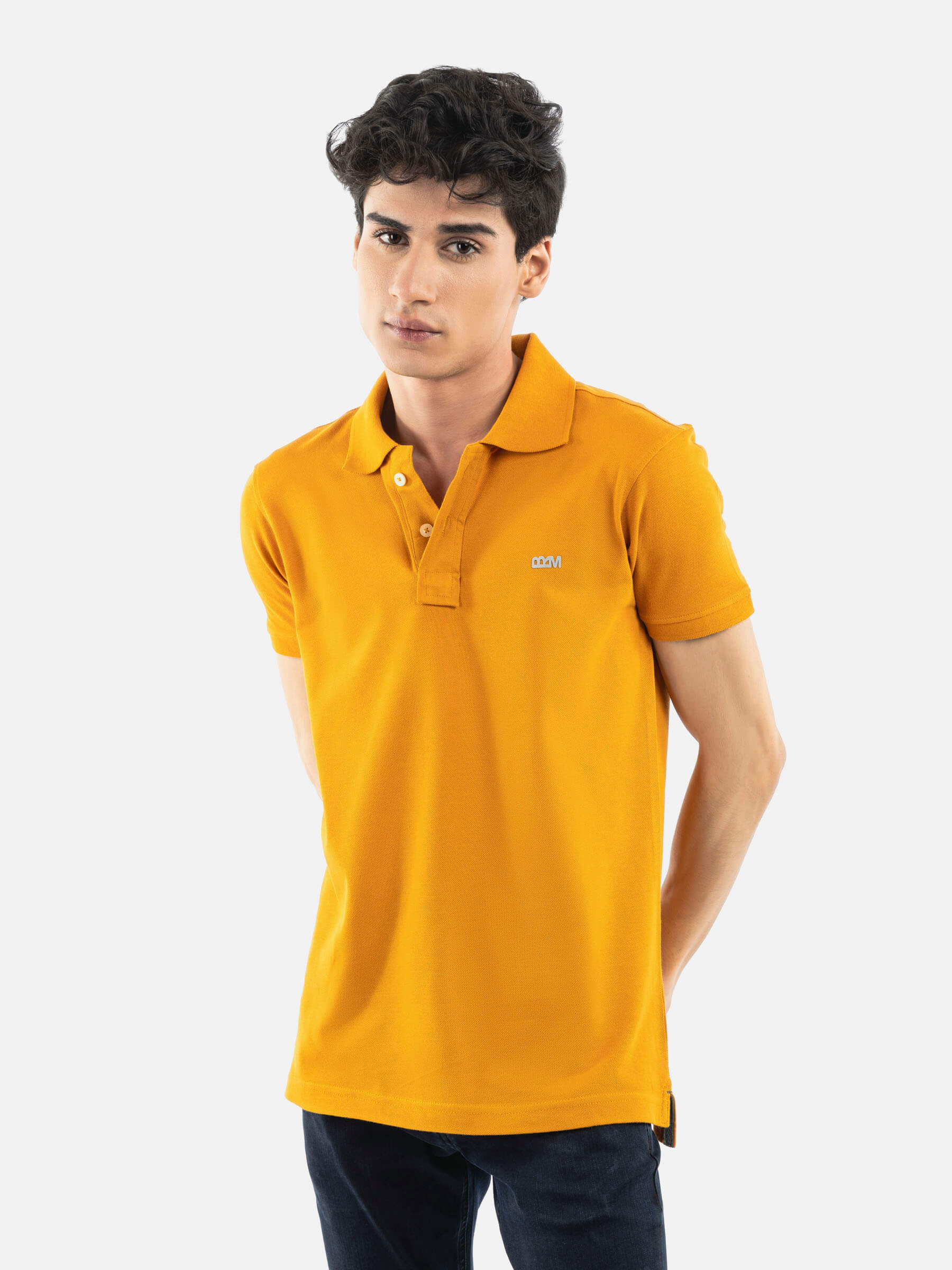 Brumano Ready To Wear Solids Cotton 1 Piece Men Tan Brown Casual Collar Jacket With Cargo Pocket 0-11-025-3910 - Winter Collection