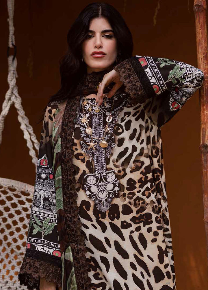 Nureh Embroidered Linen Suits Unstitched 3 Piece NU25GEU NWG-85 - Winter Collection