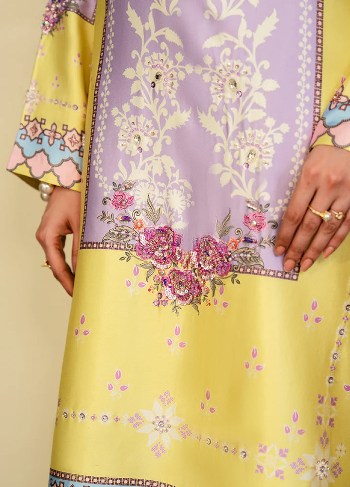 Celeste by Imrozia Pret Hand work Shamooz Silk 3 Piece SP-105 Nova