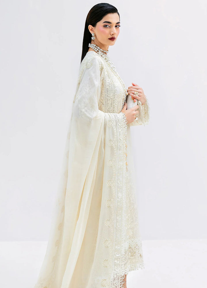 Luxe Serene by Imrozia Premium Pret Embroidered Georgette 3 Piece Suit S-1086 Pearl