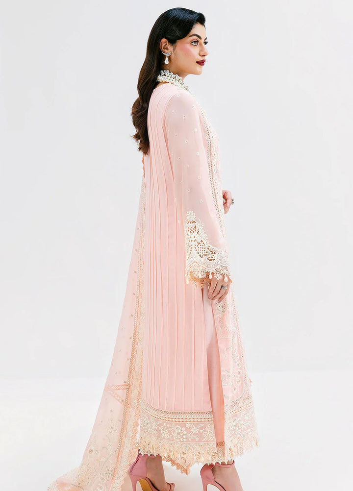 Luxe Serene by Imrozia Premium Pret Embroidered Georgette 3 Piece Suit S-1088 Blush
