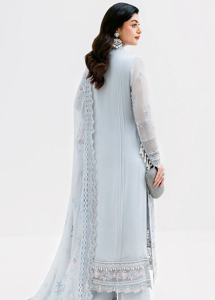 Luxe Serene by Imrozia Premium Pret Embroidered Georgette 3 Piece Suit S-1091 Stone