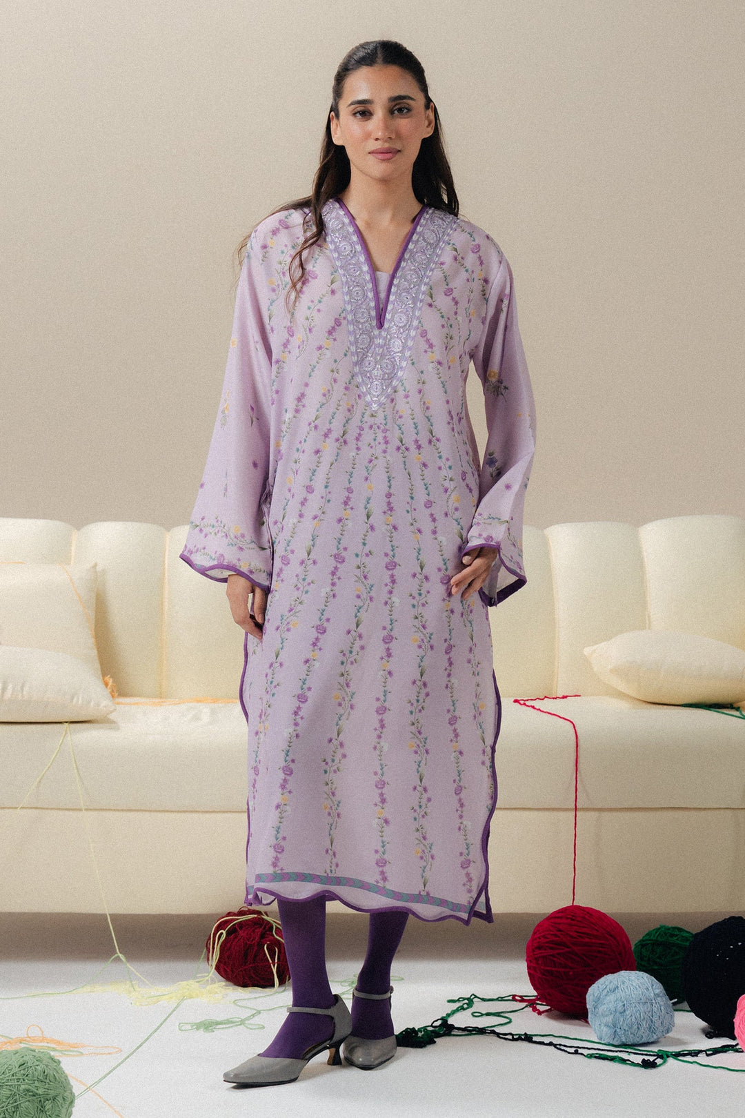 Fusion by Mannat Clothing Pret Printed Lawn 2 Piece Suit Citrine