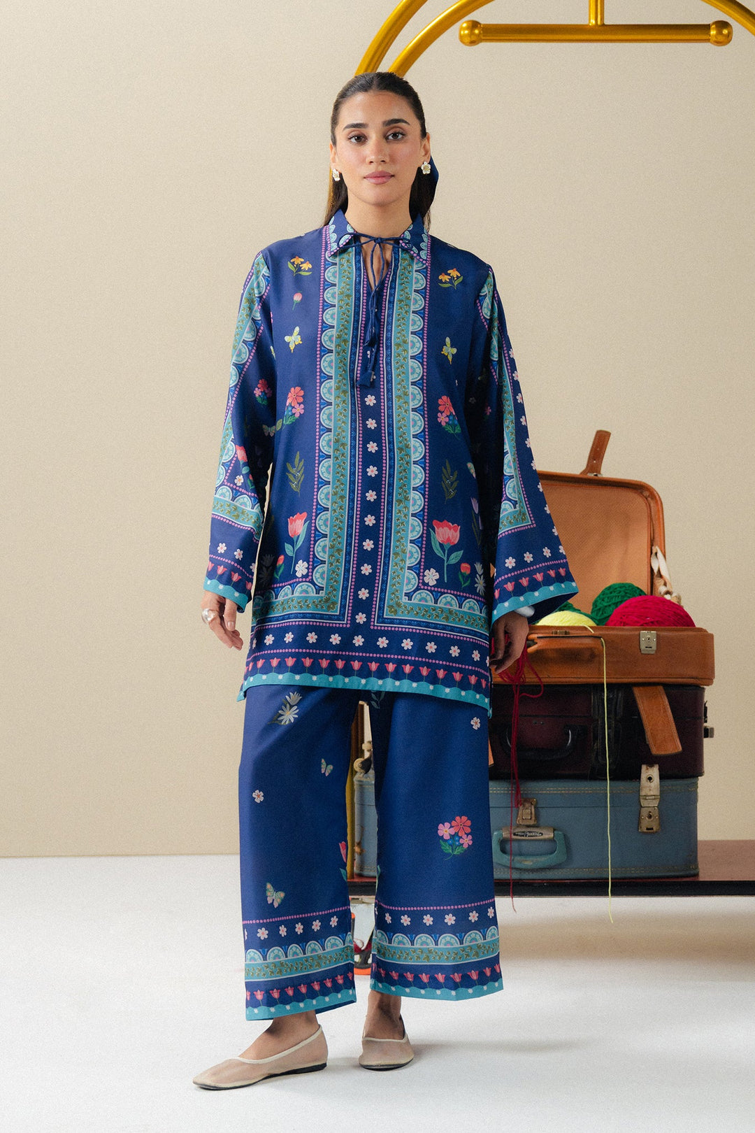 Fusion by Mannat Clothing Pret Printed Lawn 2 Piece Suit Lustre