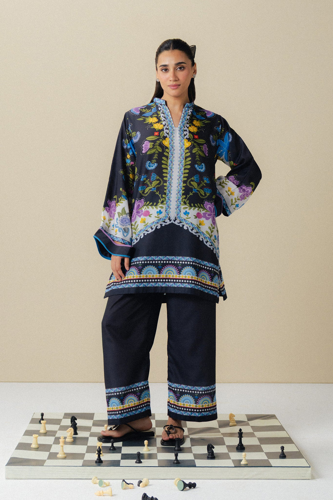 Fusion by Mannat Clothing Pret Printed Lawn 2 Piece Suit Femme