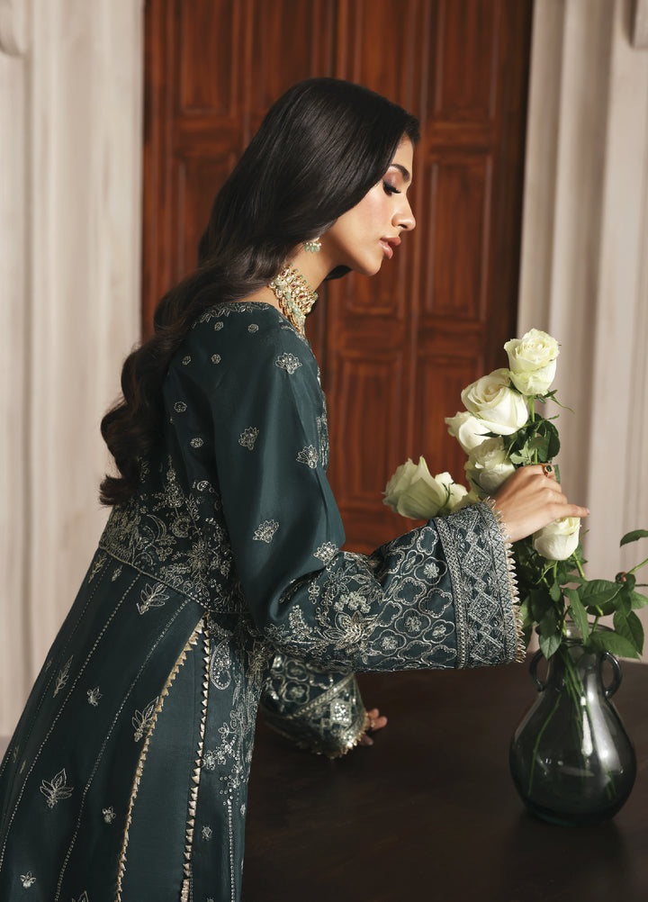 Serica by Gulaal Unstitched Raw Silk Embroidered Suits 3 Piece GL25URC D-SD12 Seraphine - Winter Collection