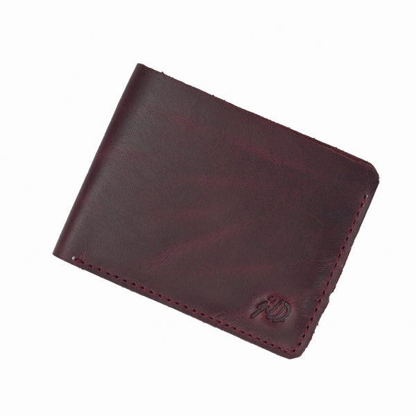 Vintage by Jild Mens Genuine Vintage Leather Wallet-CRIMSON RED - Wallets Collection