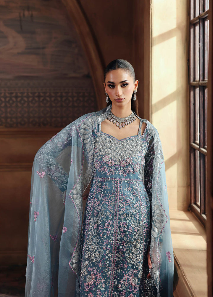 Sage by Rajbari Unstitched Luxury Formals Embroidered Net Suits 4 Piece RB25SF ART-01 Elysia - Formal Collection