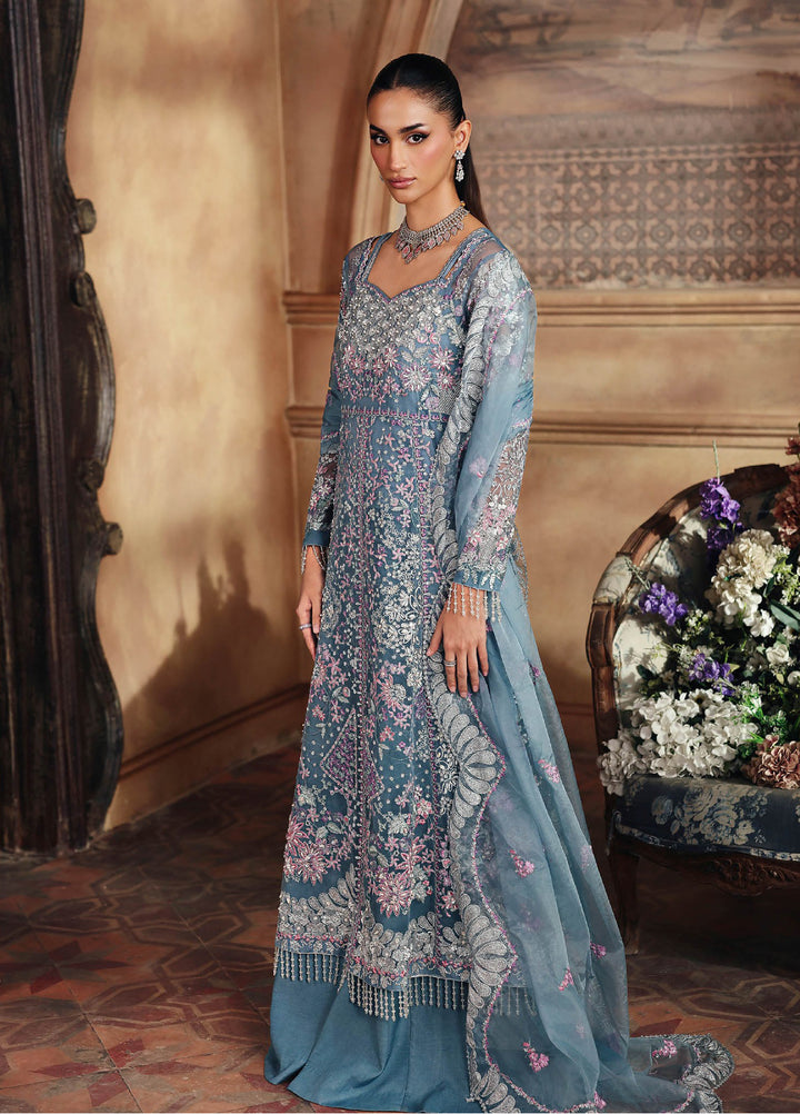 Sage by Rajbari Unstitched Luxury Formals Embroidered Net Suits 4 Piece RB25SF ART-01 Elysia - Formal Collection
