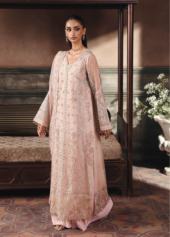Sage by Rajbari Unstitched Luxury Formals Embroidered Organza Suits 4 Piece RB25SFART-04 Amara - Formal Collection