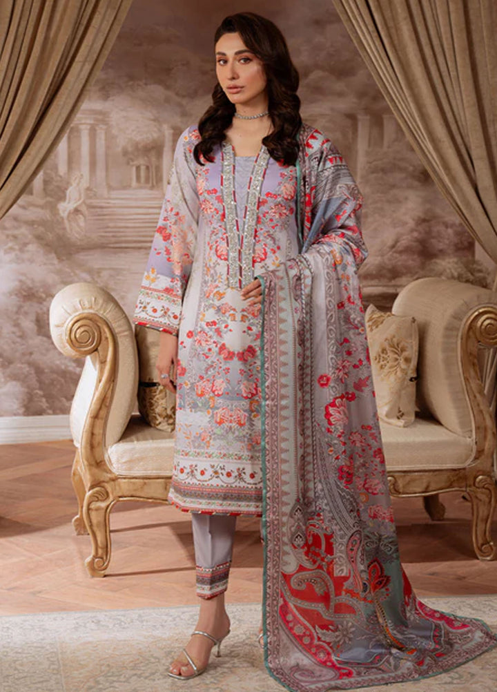 Veloure by Gulaal Embroidered Silk Suits Unstitched 3 Piece GL25VU GS - 05 Twilight Elegance - Festive Collection