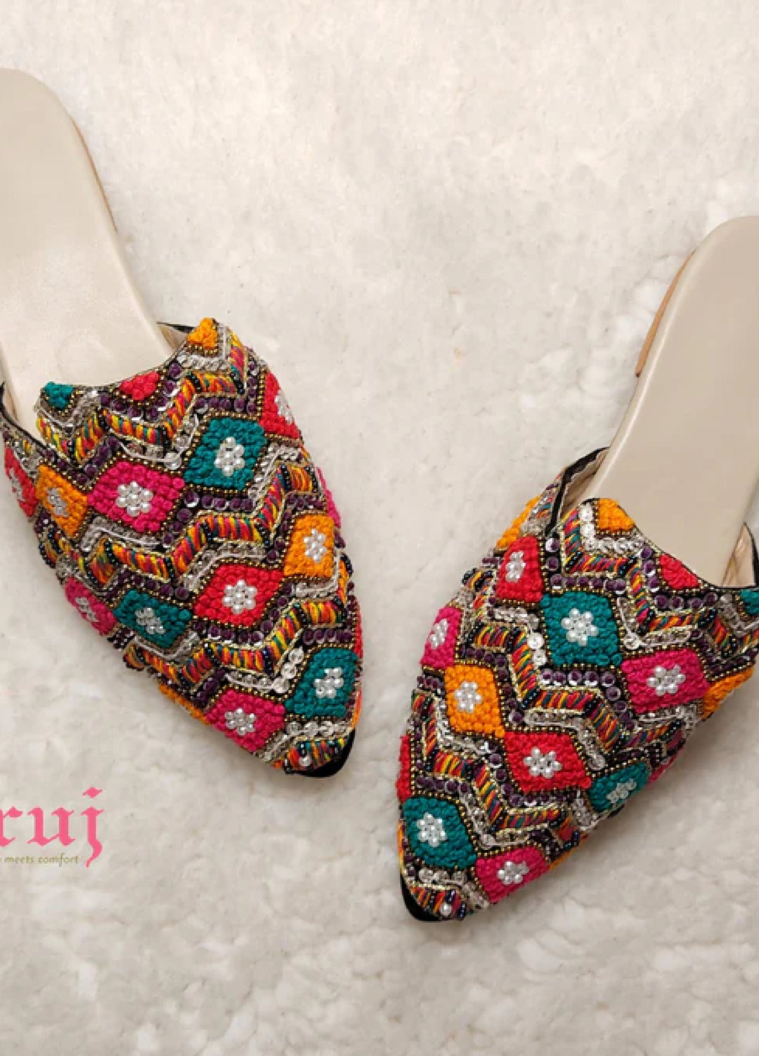 Zuruj Festive Style  Mules  ML-36