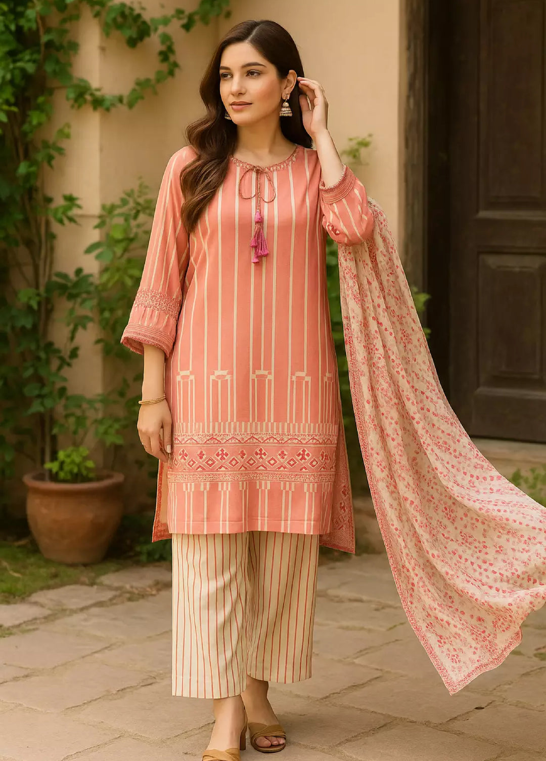 Salitex Unstitched Women Printed Lawn 3 Piece SUNS7ASI178 - Summer Collection