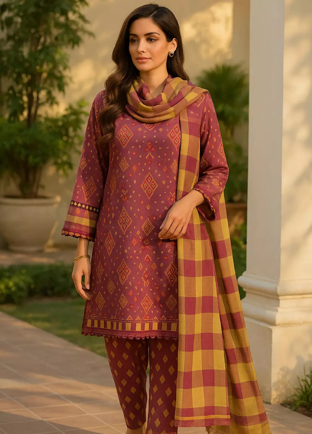 Salitex Unstitched Women Printed Lawn 3 Piece SUNS7ASI161 - Summer Collection